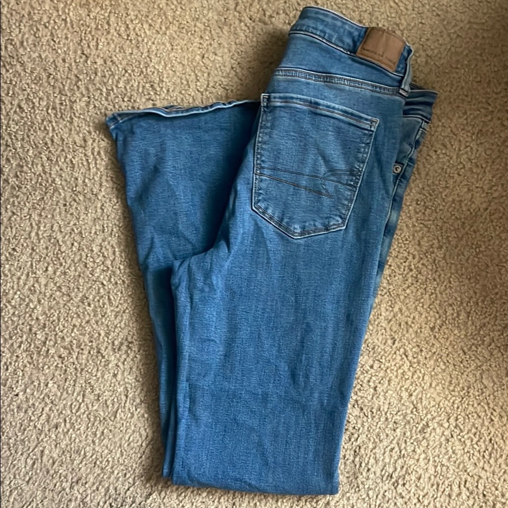American Eagle Outfitters Blue Straight Leg Jeans